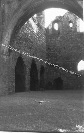 DUNBRODY ABBEY S.TRANSEPT & CHAPELS WITH SACRISTY DOOR